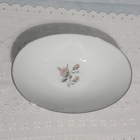 Gorgeous Vintage Noritake Fine China 10" Large Oval Serving Bowl. Margot Pattern - Picture 2 of 10